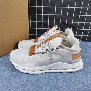 ON Running Cloudnova Women Shoes White Pearl